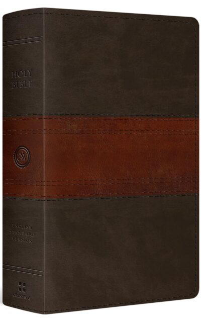 ESV Large Print Personal Size Bible: Esv Personal Size Bible Trutone, Forest/tan, Trail Design