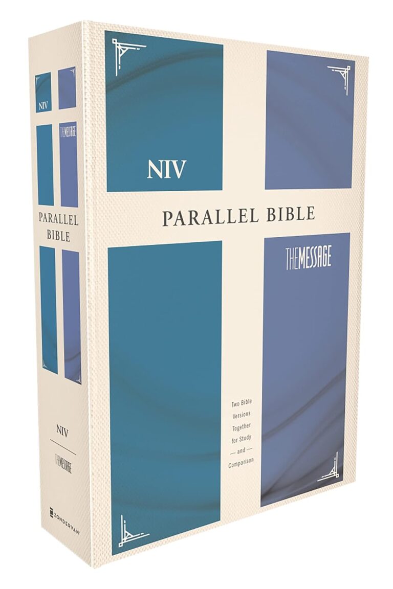61csRp9ynJL._SL1500_ NIV & The Message Side-By-Side Bible: New International Version & The Message
