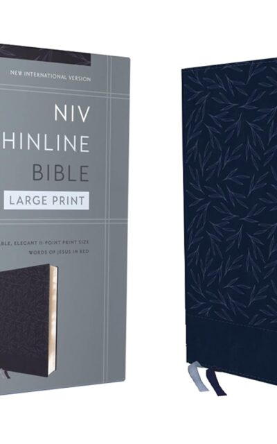 Holy Bible: New International Version, Thinline, Navy, Leathersoft, Red Letter, Comfort Print