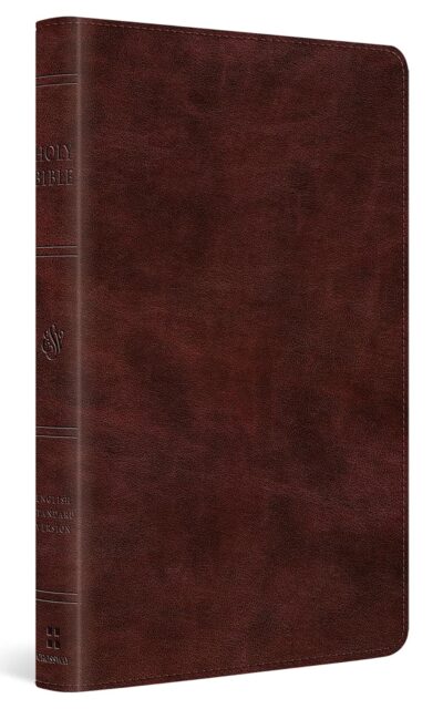 ESV Large Print Thinline Bible (Mahogany)
