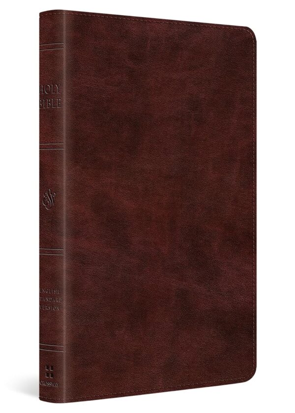 ESV Large Print Thinline Bible (Mahogany)