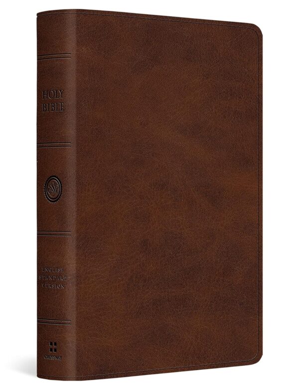 The Holy Bible: English Standard Version, Large Print, Trutone, Deep Brown