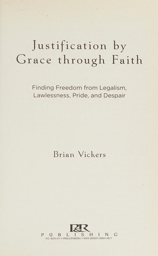 Justification By Grave Through Faith ( Theology )