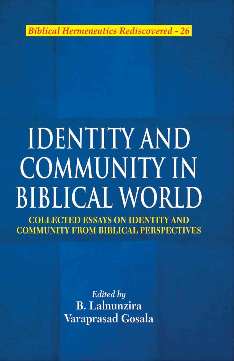 9789351484370 Identity And Community In Biblical World (CWI)
