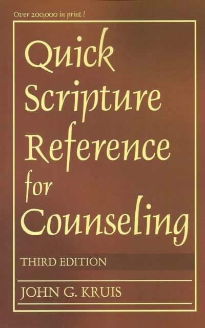Quickr Scripture Reference For Counseling (Third ED)